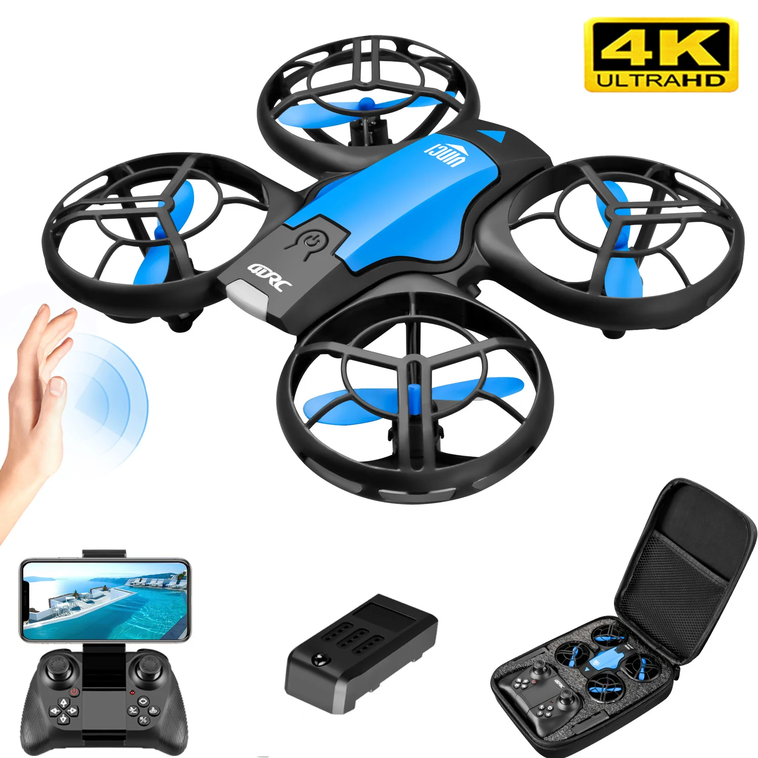 Drone Kit Professional - Nuevo Mini Dron V8 4K Profesional