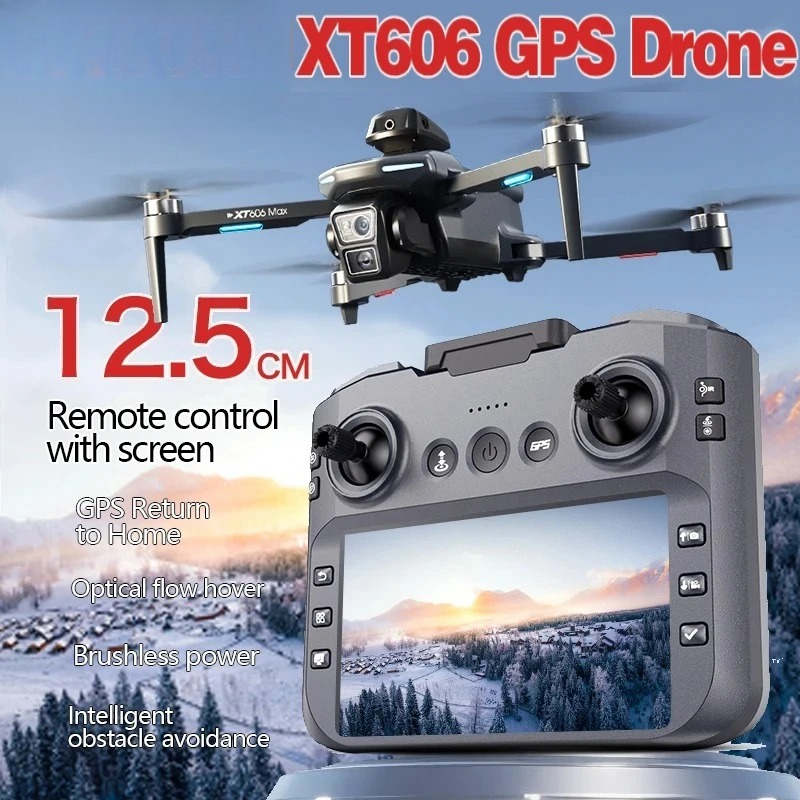 Drone Kit Professional - Dron GPS Original XT606 MAX 4k