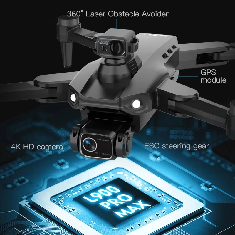 L900 Pro MAX GPS Drone 4K Prof - Drone Kit Professional reseña y precio