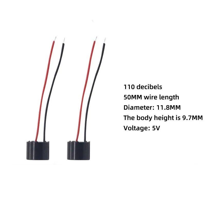 Buzzer5VWire 5P, Buzzer de 5V  - Drone Kit Octocopter reseña y precio