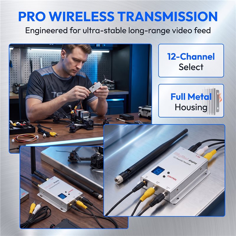 AS96: transmisor y receptor de - Drone Kit Fpv reseña y precio