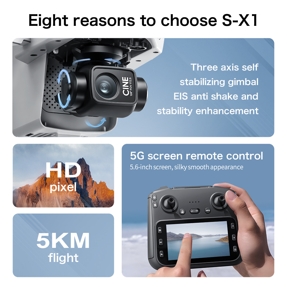 Oferta Especial: Dron GPS S-X1 - Drone Kit Professional reseña y precio